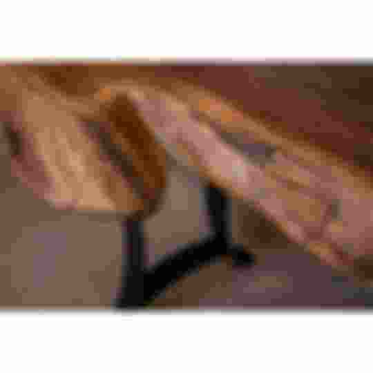 details live edge walnut sofa table