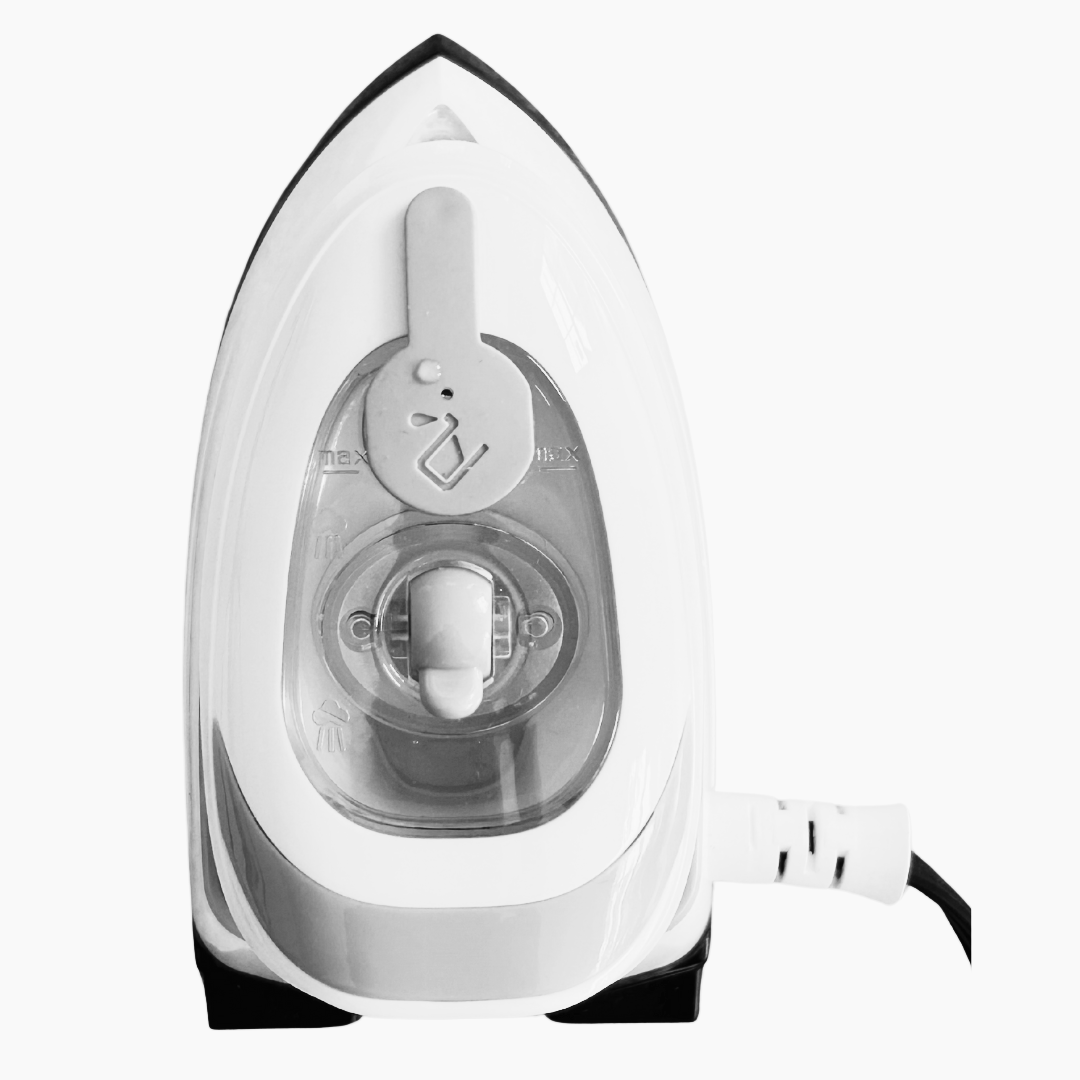 Madam Sew Mini Iron - showing the mini iron standing up