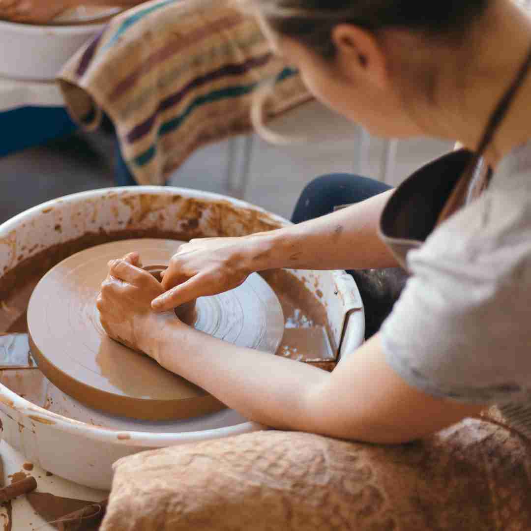 Woman Doing Pottery