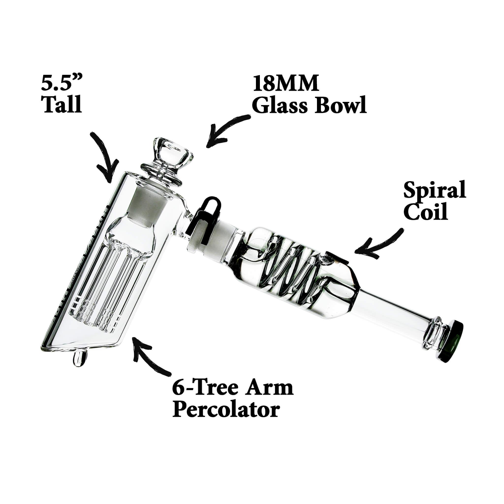 Recycler bong pro specs