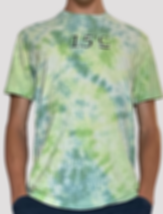 1.5°C Earth Focus Eco-Spirit Tie-Dye Unisex T-Shirt_Involvd Social Advocacy Clothing Brand
