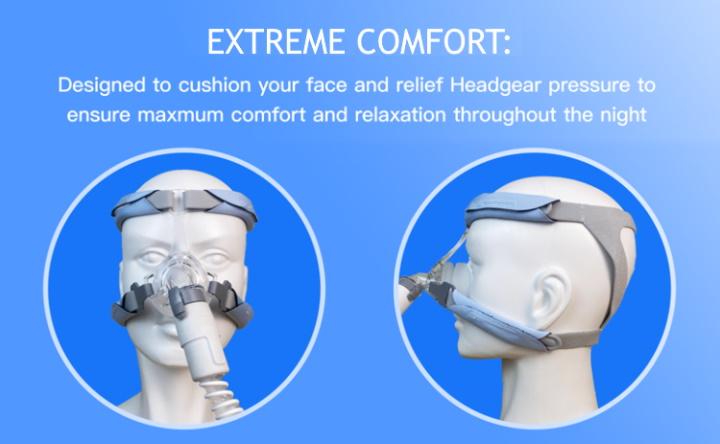 cpap mask with starp cover