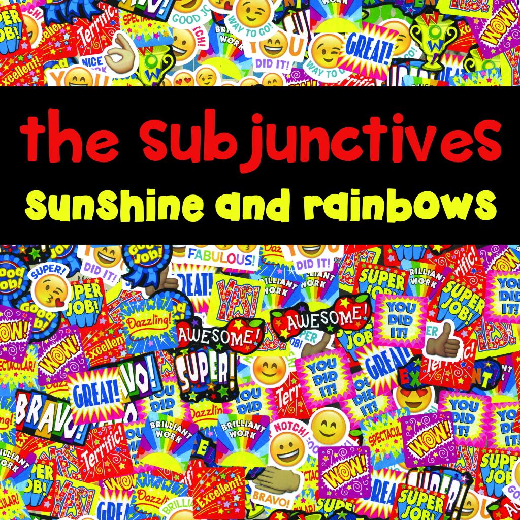 The Subjunctives - Sunshine and Rainbows CD - discounted