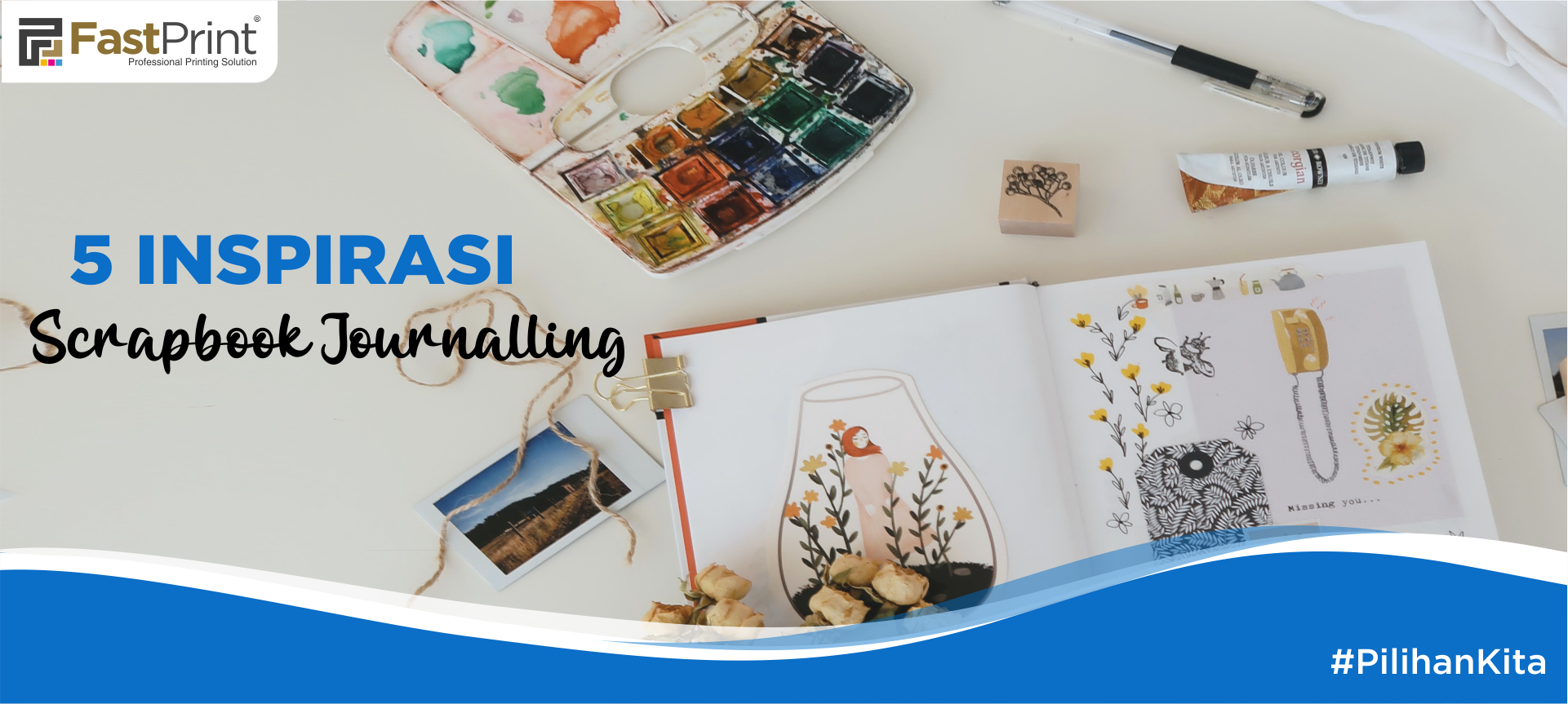 buku jurnal harian, jurnal harian, scaprbook, cara membuat scrapbook