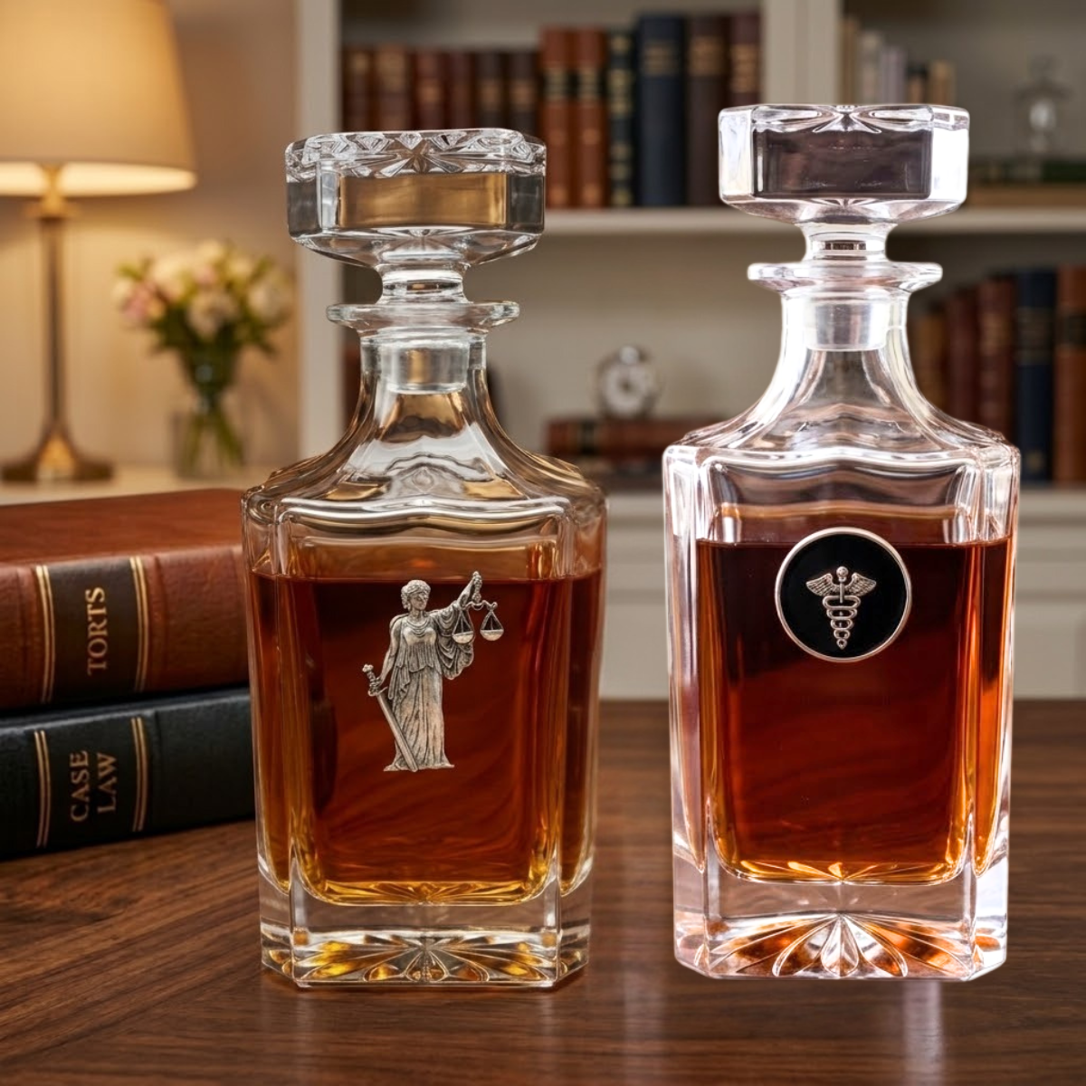 decanter for lawyer and doctor great gift for professionals and retirement gifts