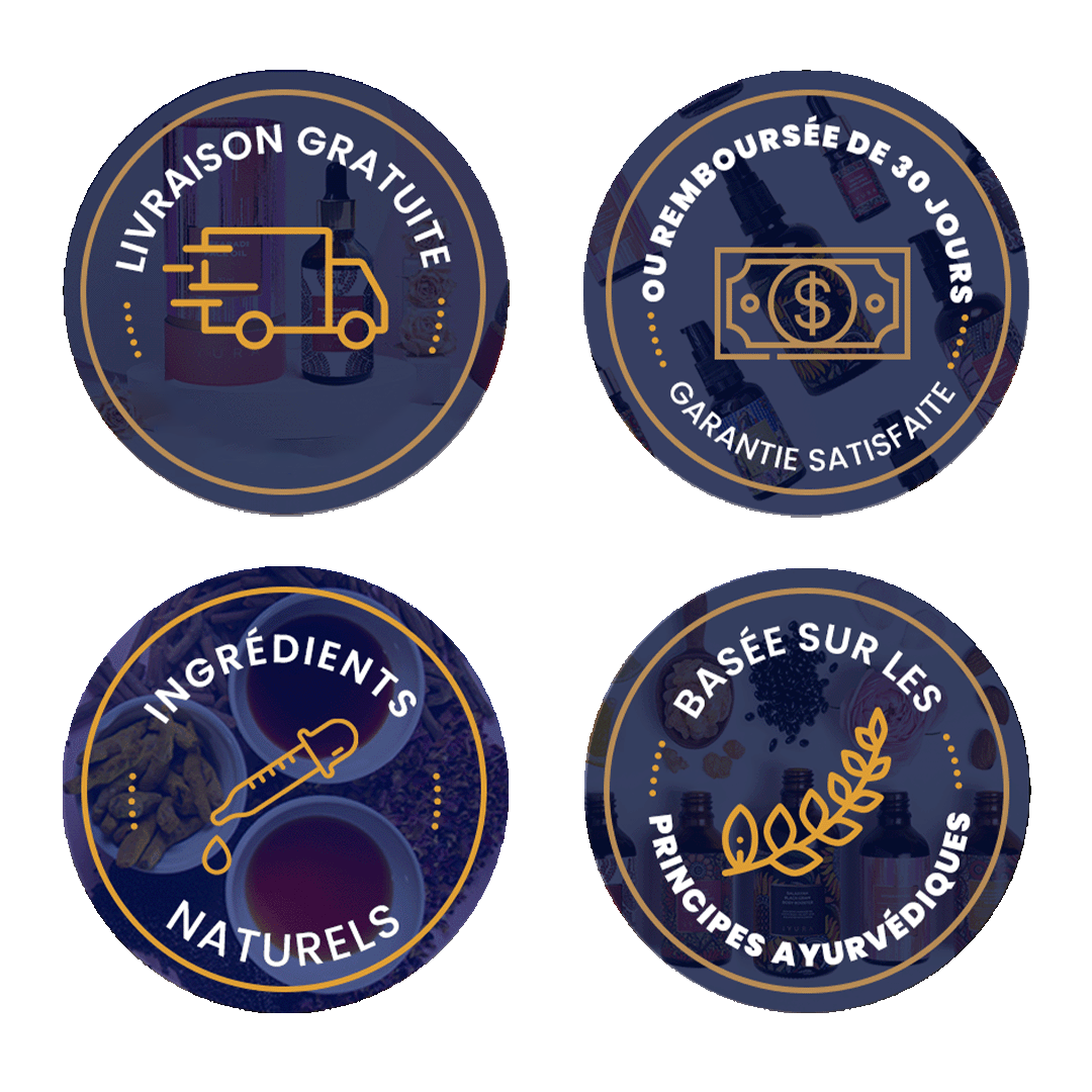 iYURA Trust Badges: 2. 30-Day Money-back Guarantee 3. No Additives or Binders 4. Not Tested on Animals