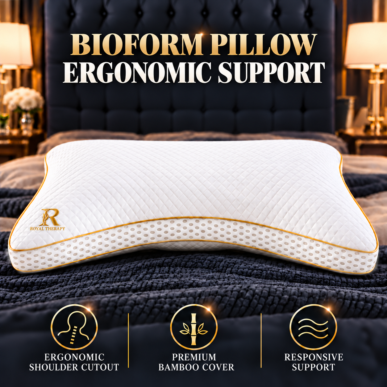 Bioform Shredded Memory Foam Pillow