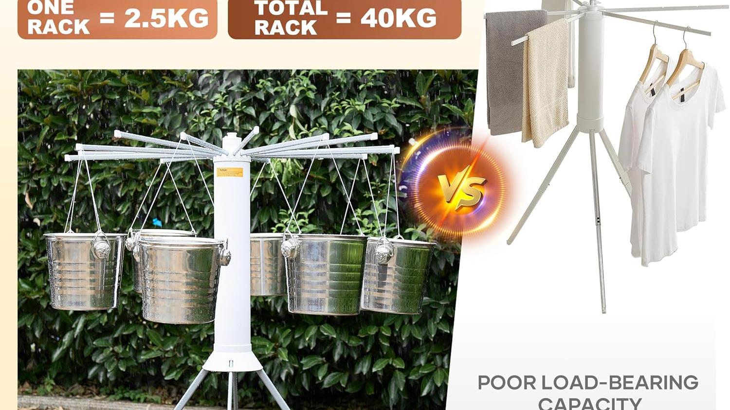 Portable Clothes Line for Travel Durable Construction