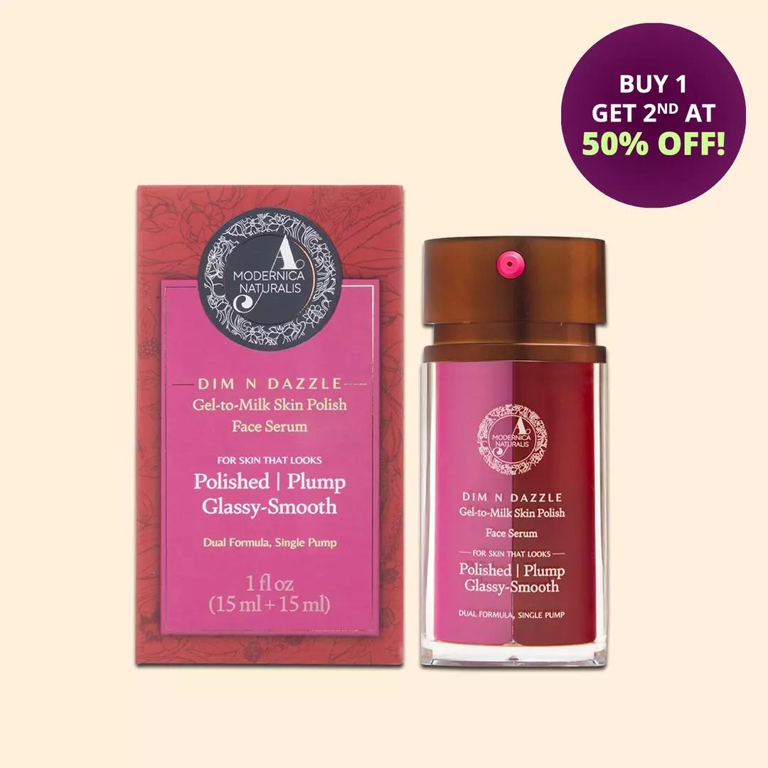 Dim n Dazzle Gel to Milk Skin Polish