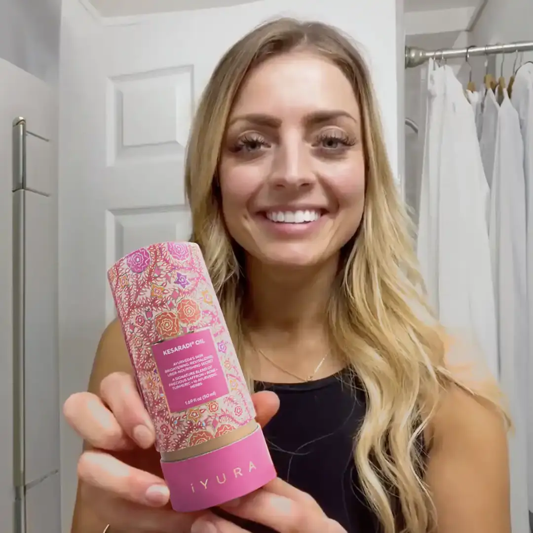 influencer using the product