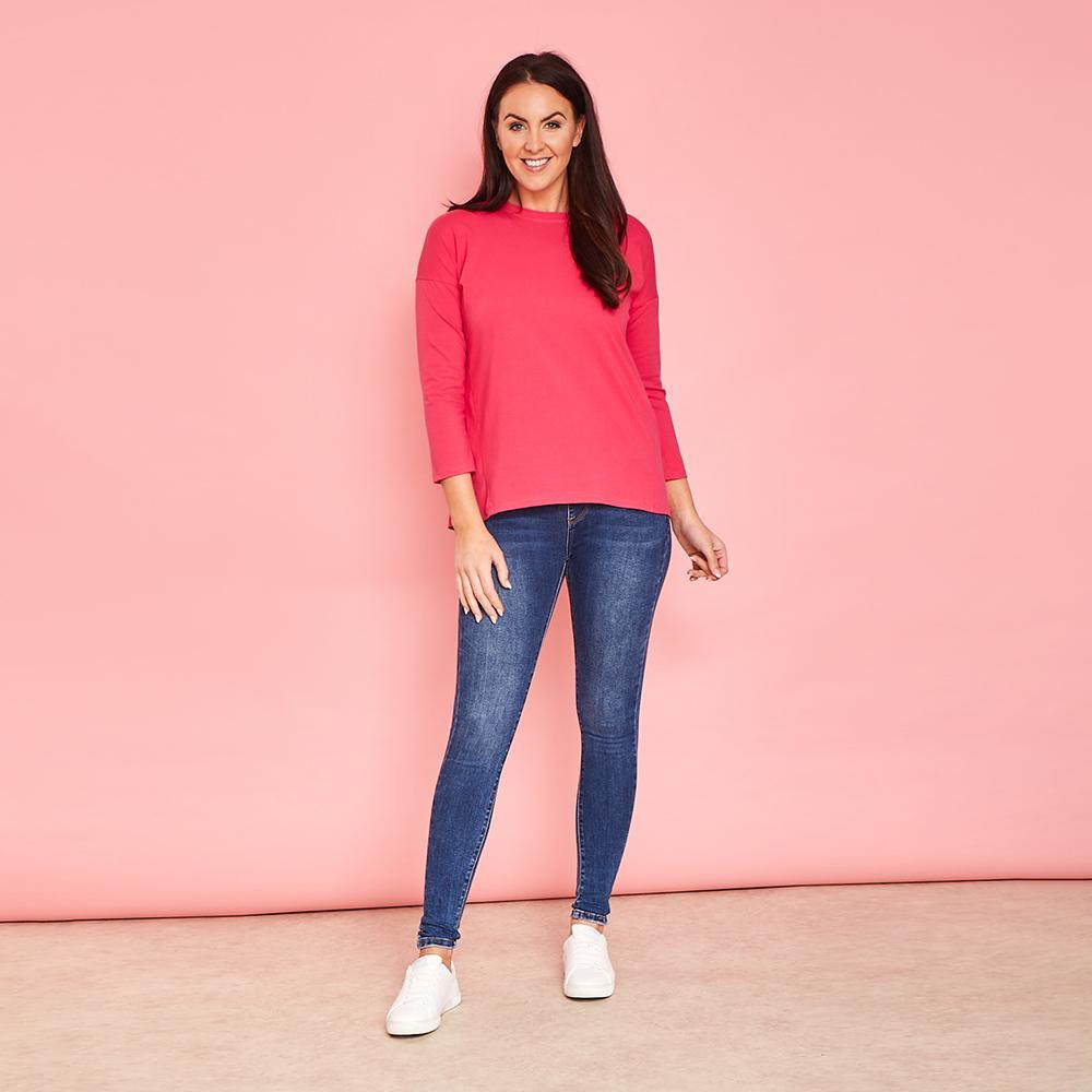 Riley Top (Fuschia Pink)
