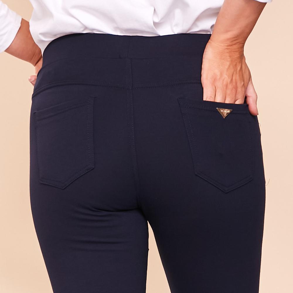 Ann Stretch Trousers (Navy)