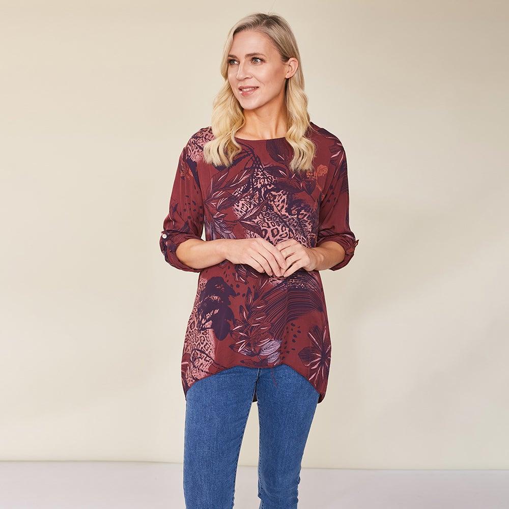 Eli Top (Burgundy)