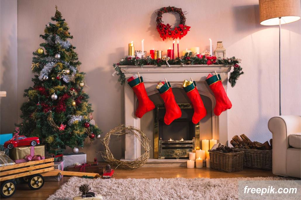 kaus kaki ajaib, dekorasi natal di rumah