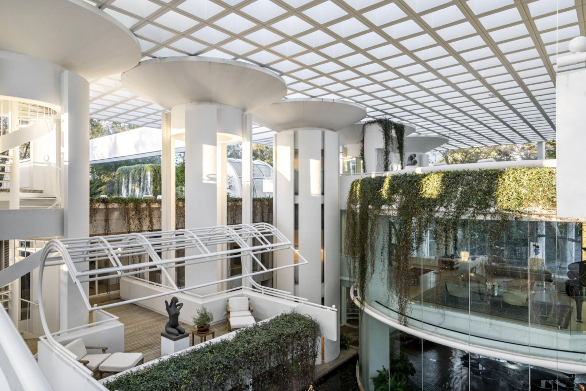 John C. Portman's Entelechy II house, the inspiration behind the healing collection Les Potions D'Entéléchie.