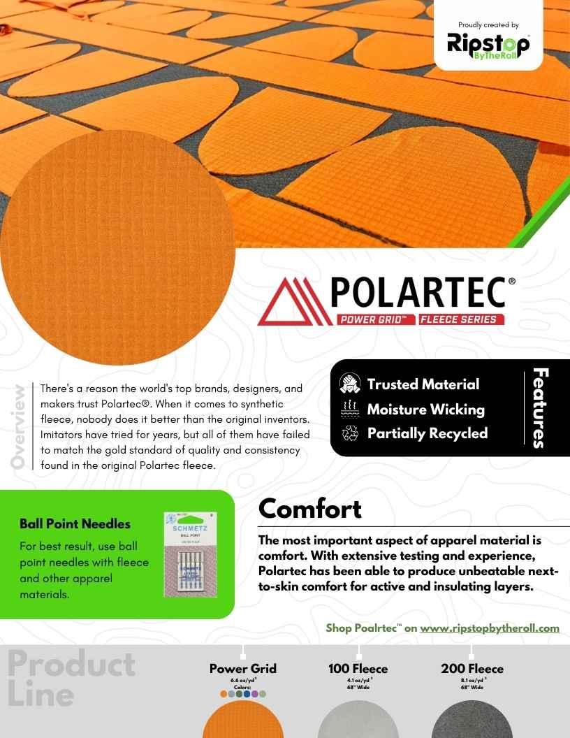 Polartec Fleece Fabric Line