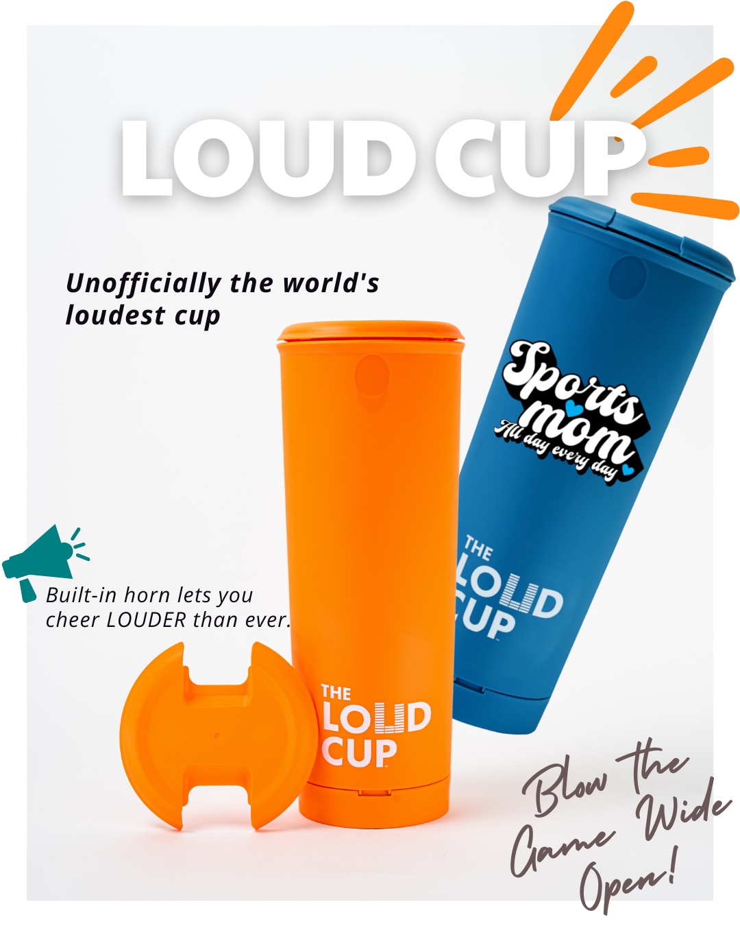 Loud Cup with Built In Horn