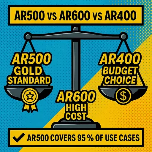 AR500 vs AR600 vs AR400