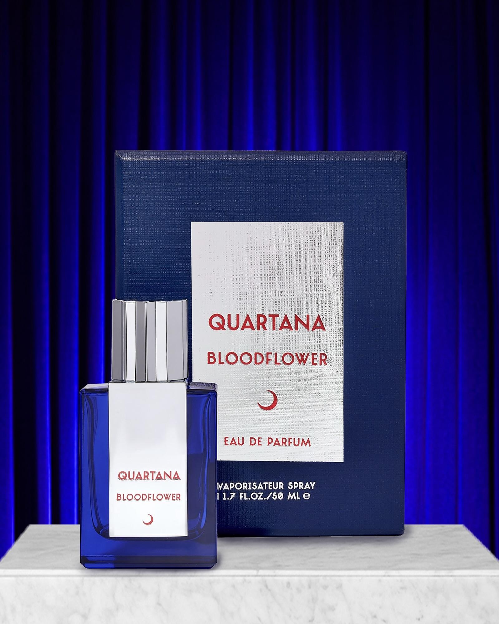 Bloodflower eau de parfum 50mL bottle and box