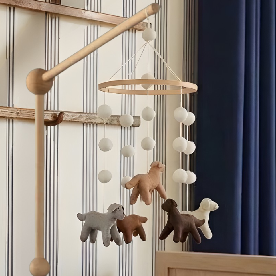 Labrador Puppies Baby Mobile