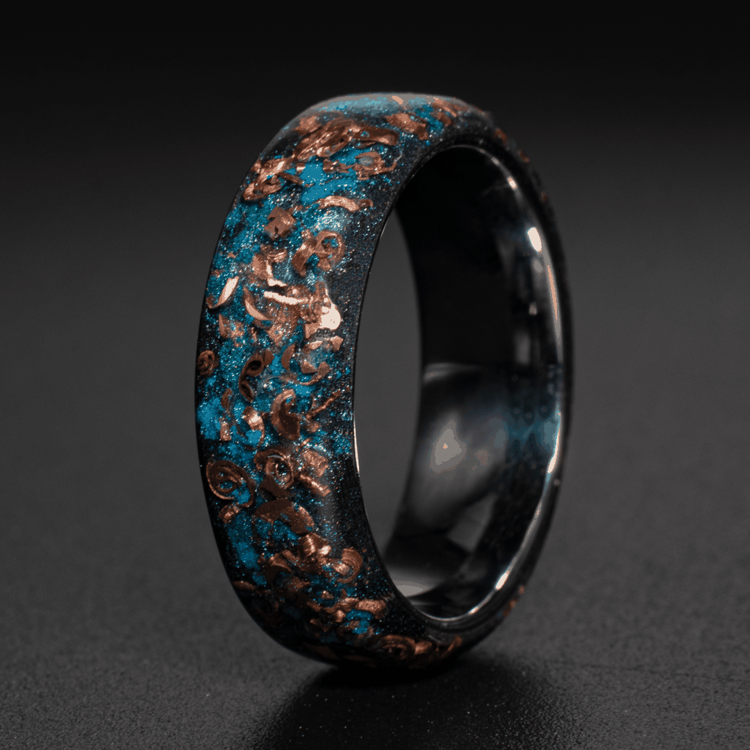 The Boundless Sunken Artifact Ring is a stylish and unique piece of father's day jewelry