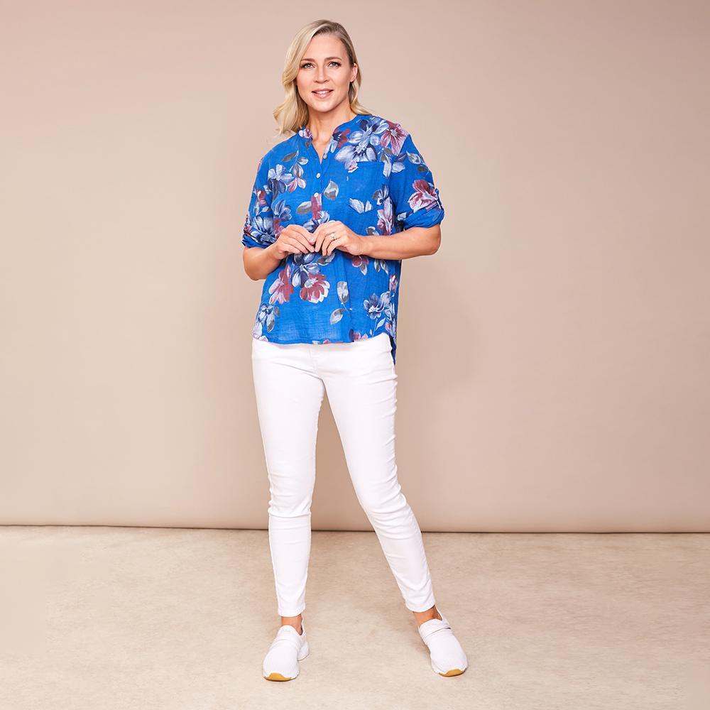 Meghan Blouse (Royal Blue)