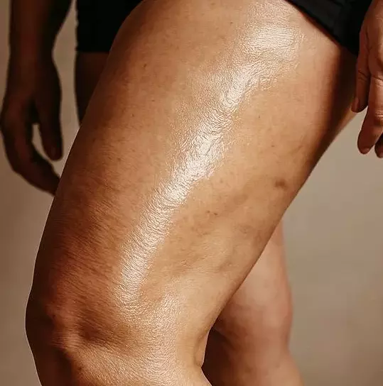 step 4: Massage arms, legs, chest, hips and feet