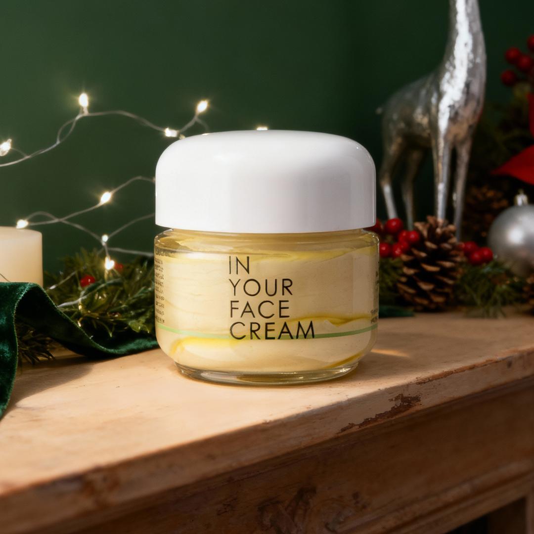image of THE CREAM with holiday background