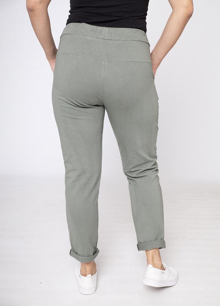 Drawstring Side Pocket Trouser Khaki