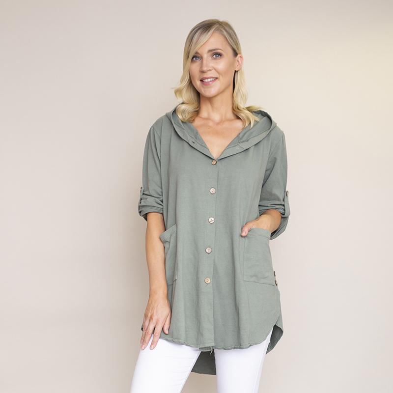 Nessa Hoody(Khaki)