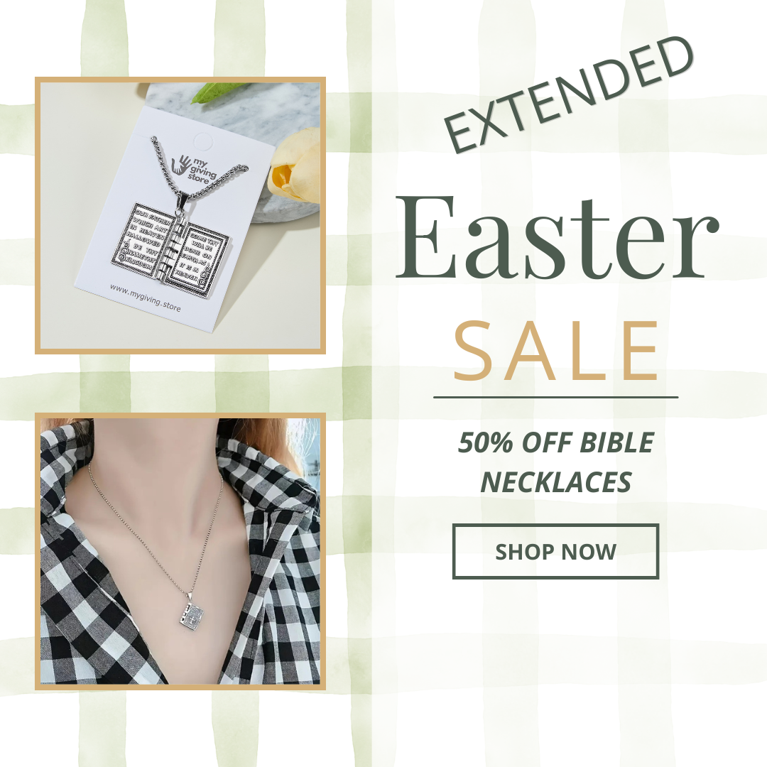 Easter Sale - Bible Pendant Necklaces