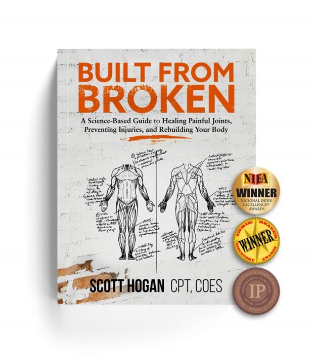 The training programs in Built From Broken can help heal painful joints, prevent injuries, and rebuild your body.
