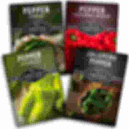 4 packets of heirloom pepper seeds