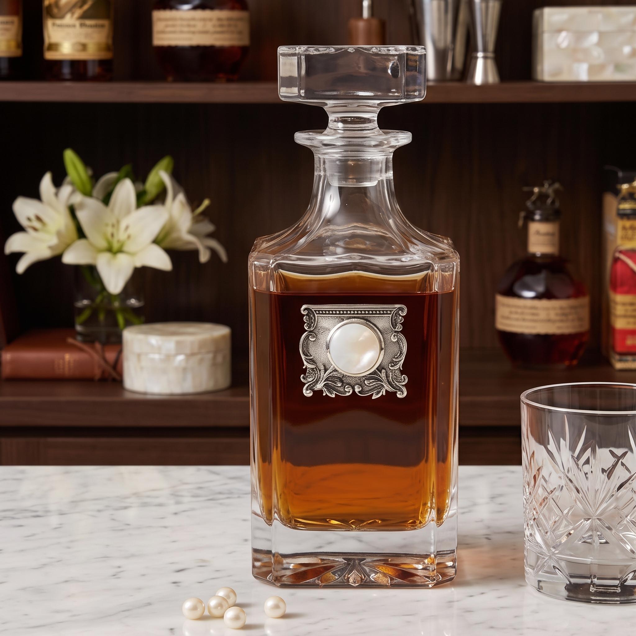 Mother of Pearl Decante Gift for 30th Anniversary