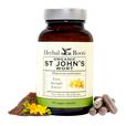 Bottle of Herbal Roots Organic St Johns Wort Supplement