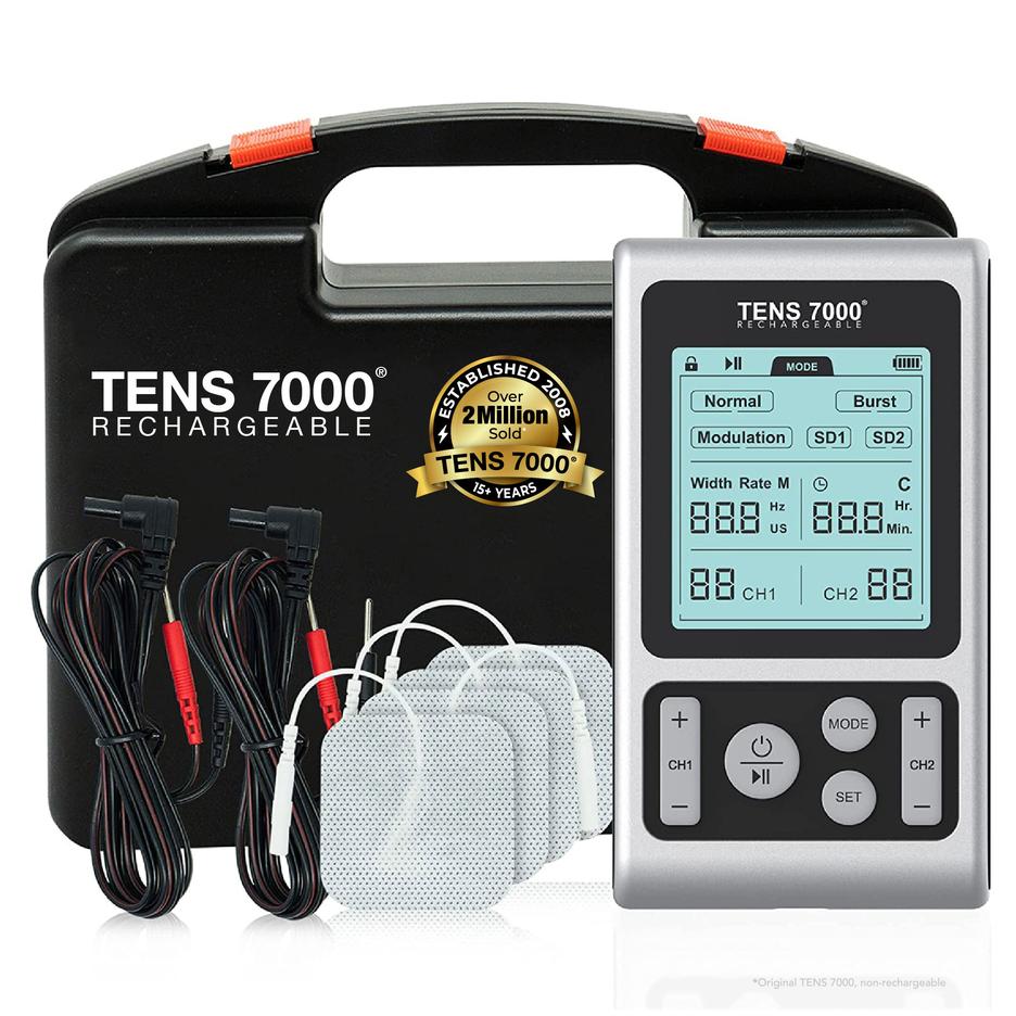 TENS 7000 Rechargeable TENS Unit - Conquer Your Pain