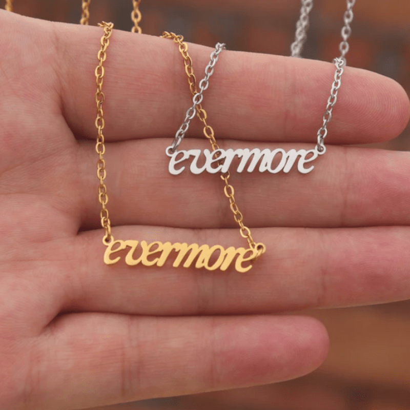 Taylor Swift inspired 'Evermore' Necklace  Oscar Willow & Co Silver  