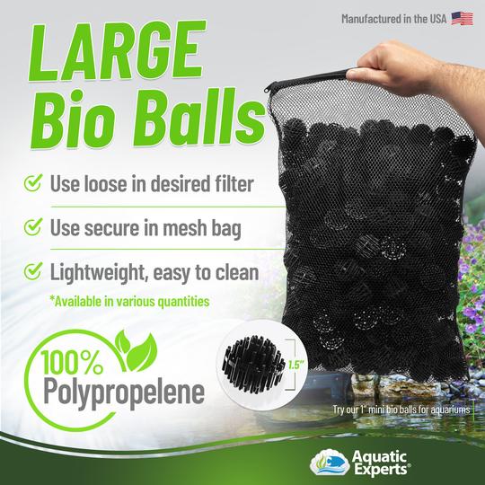Bio Balls Filter Media 1.5 Inch Large Bio Ball for Pond Filter Per