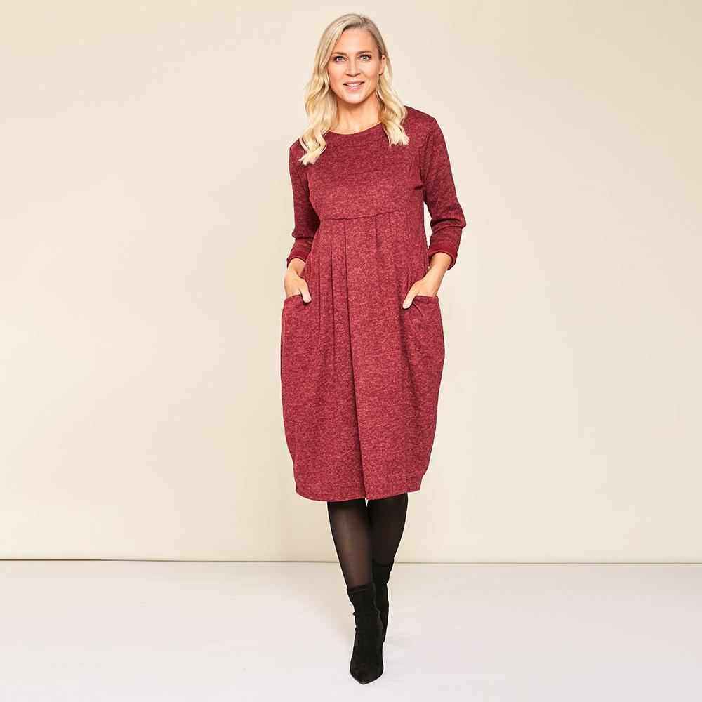 Luanne Dress (Wine)