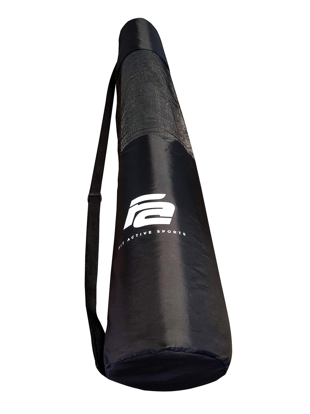 Extra Thick Yoga Mat 6' x 4' x 8mm - ActiveGear Black