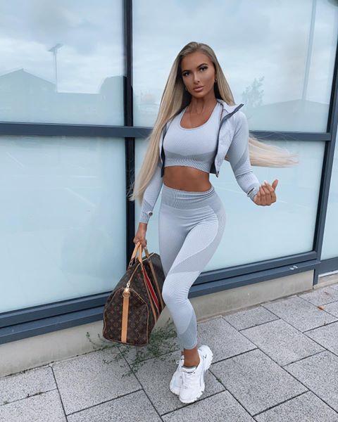 Gym Set in White