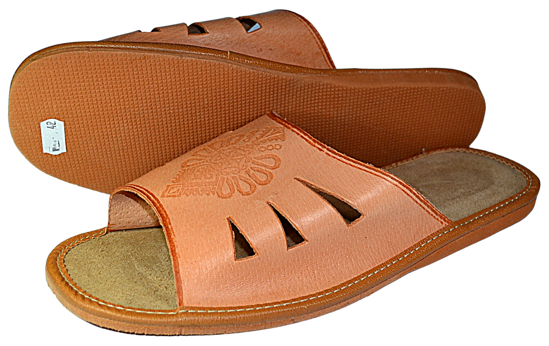 Topher - Mens house slippers - Reindeer Leather
