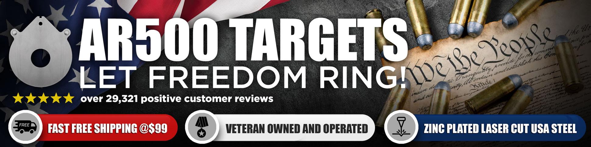 Shooting Targets 7 🎯[Zinc Plated - Laser Cut USA Steel]