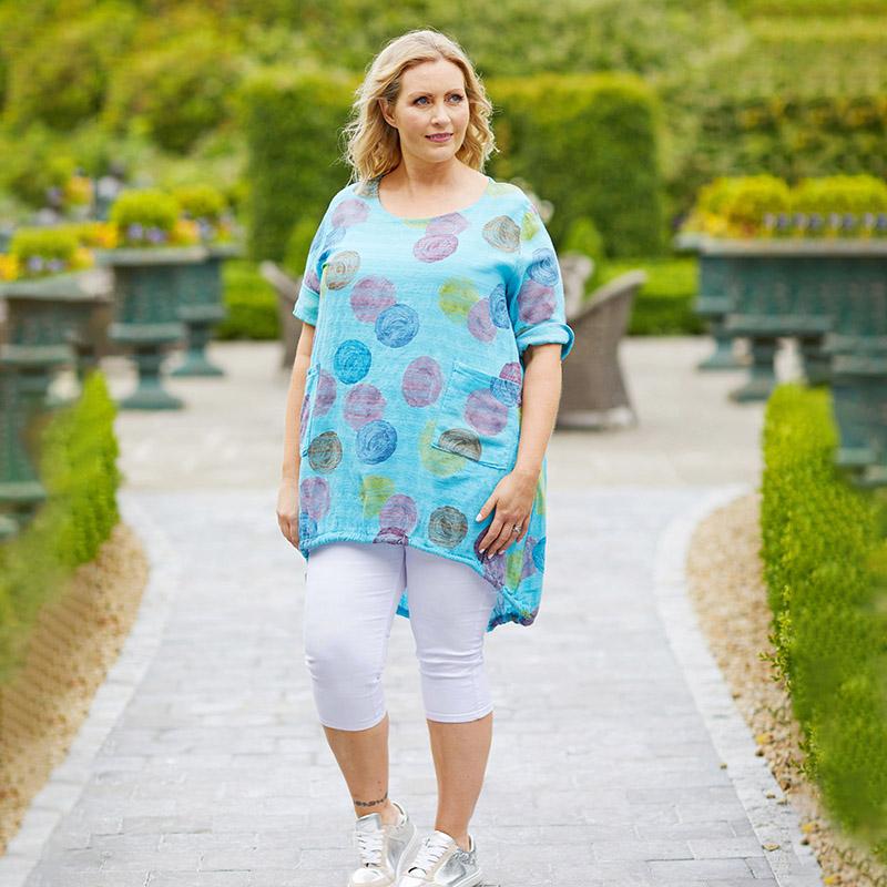 Grace Bubble Top (Blue)