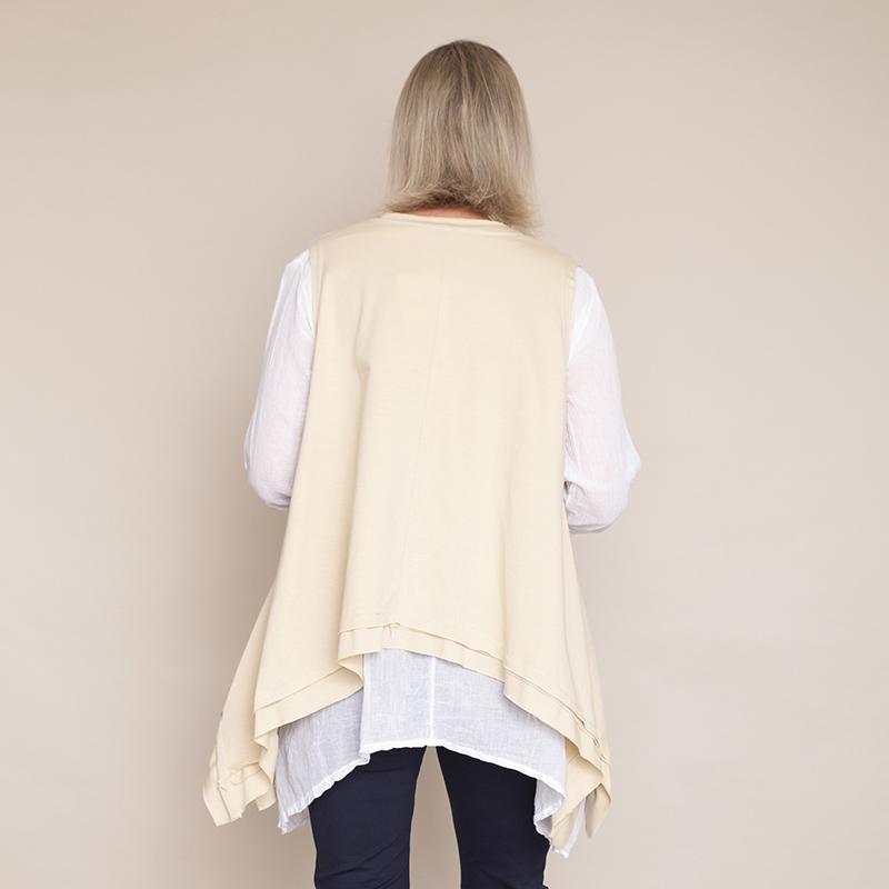 Brenda Two Piece Top (Beige)