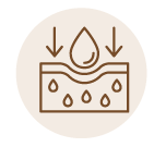 Icon for deeply moisturized