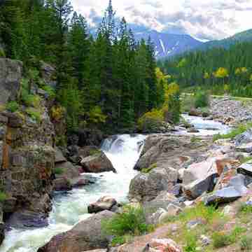 Colorado rivers mountain fluoride natural