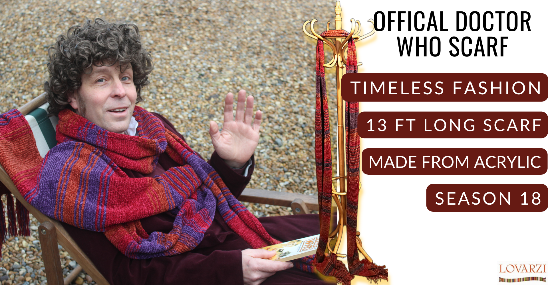 Buy Official BBC Doctor Who scarf from LOVARZI