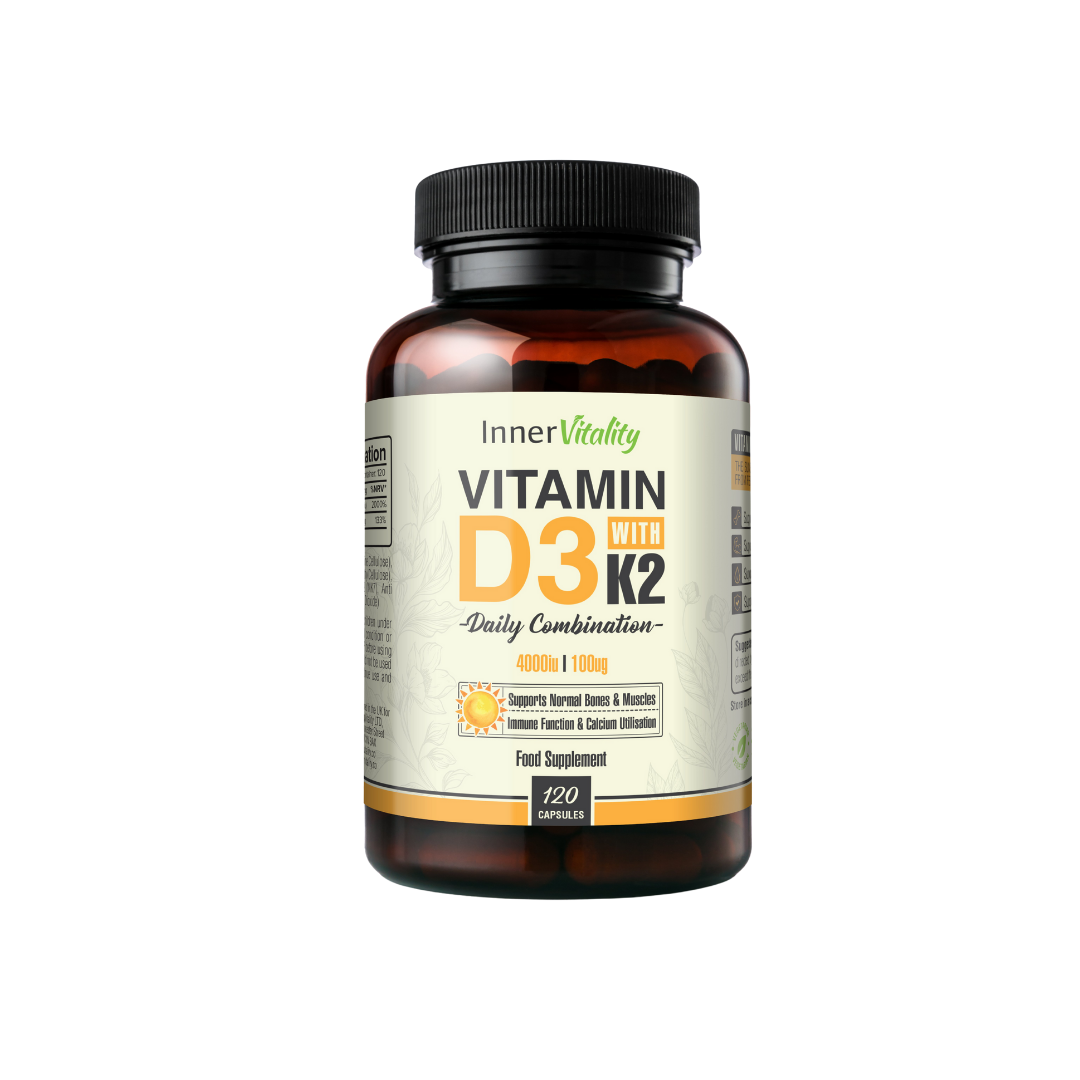 Vitamin D3 with K2 | Inner Vitality - Turmeric Vitality UK