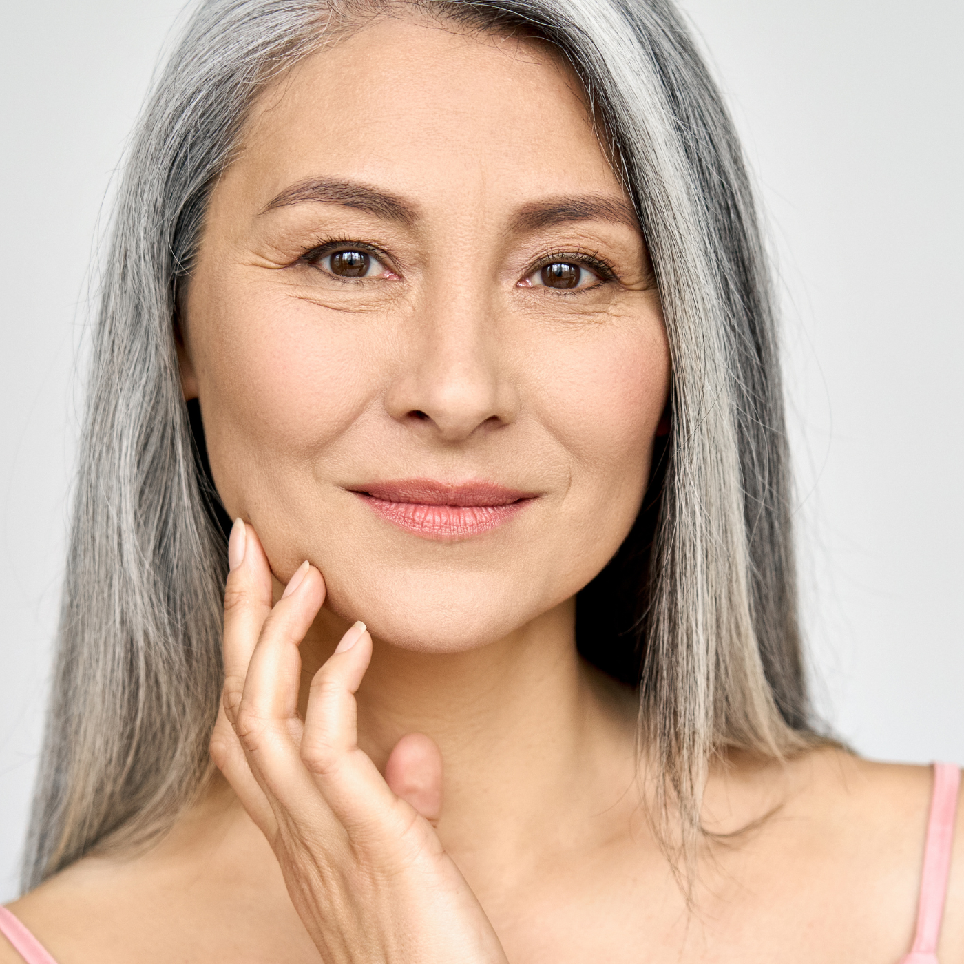 Asian Woman with Sensitive Skin